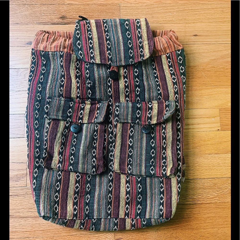 Tribal print backpack